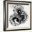 Swirl About-Dario Moschetta-Framed Giclee Print