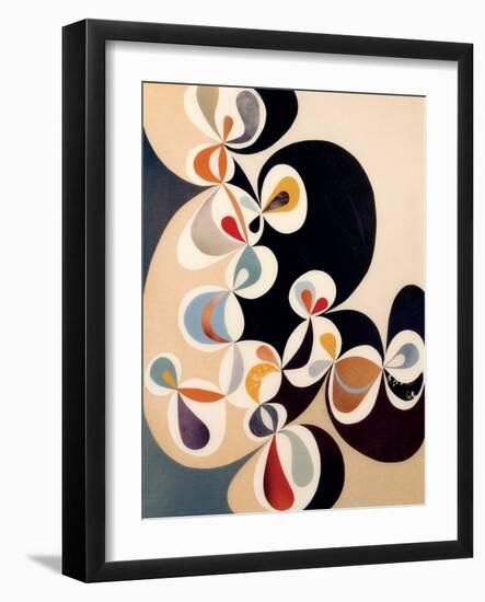 Swirl-Rex Ray-Framed Art Print