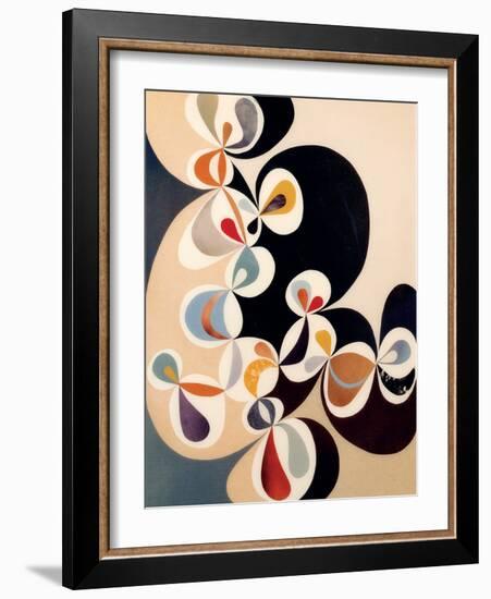 Swirl-Rex Ray-Framed Art Print