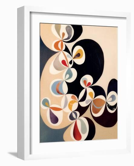 Swirl-Rex Ray-Framed Art Print