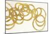 Swirling Element I Crop II Gold-Shirley Novak-Mounted Art Print