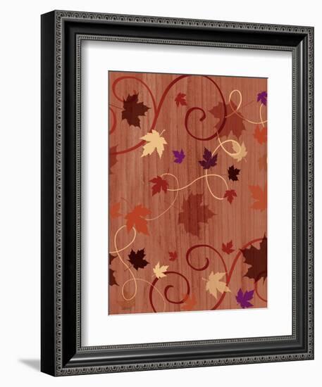 Swirling Leaves-Bee Sturgis-Framed Art Print