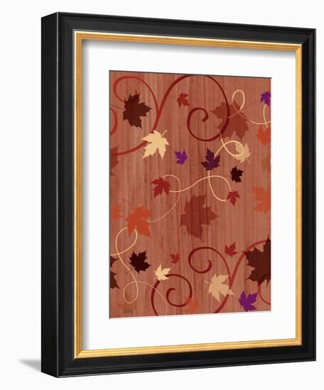 Swirling Leaves-Bee Sturgis-Framed Art Print