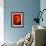 Swirling Red-Ruth Palmer-Framed Art Print displayed on a wall
