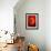 Swirling Red-Ruth Palmer-Framed Art Print displayed on a wall