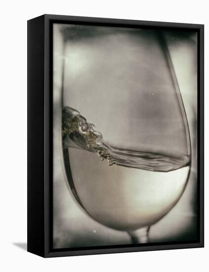 Swirling White Wine-Steve Lupton-Framed Premier Image Canvas