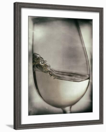 Swirling White Wine-Steve Lupton-Framed Photographic Print