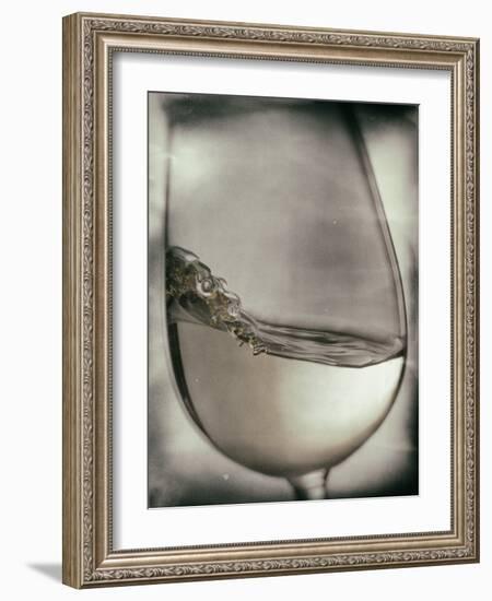 Swirling White Wine-Steve Lupton-Framed Photographic Print