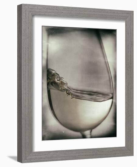 Swirling White Wine-Steve Lupton-Framed Photographic Print