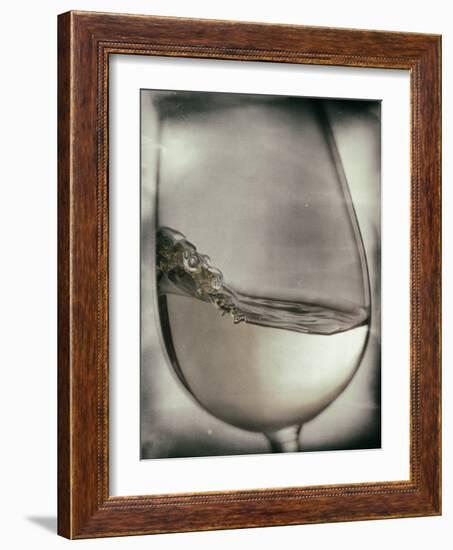 Swirling White Wine-Steve Lupton-Framed Photographic Print