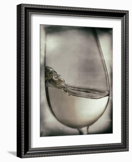 Swirling White Wine-Steve Lupton-Framed Photographic Print