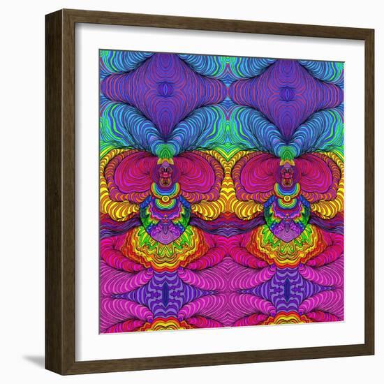 Swirls 316 A-Howie Green-Framed Giclee Print