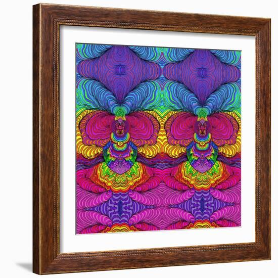 Swirls 316 A-Howie Green-Framed Giclee Print