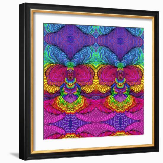 Swirls 316 A-Howie Green-Framed Giclee Print