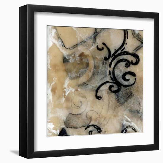 Swirls and Whirls III-Jennifer Goldberger-Framed Art Print