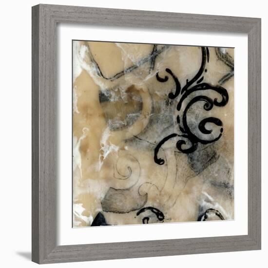 Swirls and Whirls III-Jennifer Goldberger-Framed Art Print