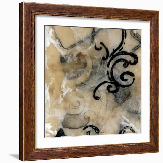 Swirls and Whirls III-Jennifer Goldberger-Framed Art Print