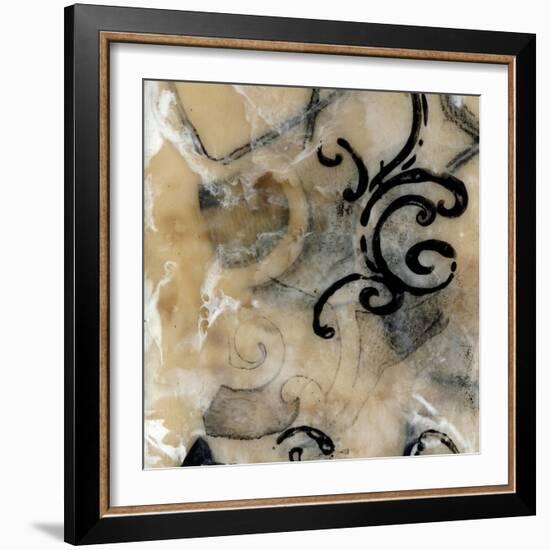 Swirls and Whirls III-Jennifer Goldberger-Framed Art Print