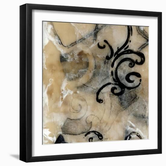 Swirls and Whirls III-Jennifer Goldberger-Framed Art Print