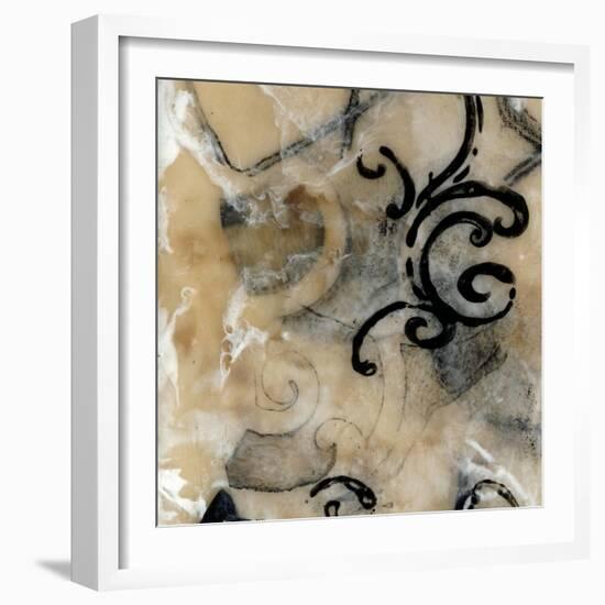 Swirls and Whirls III-Jennifer Goldberger-Framed Art Print