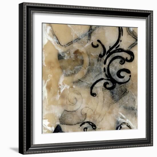 Swirls and Whirls III-Jennifer Goldberger-Framed Art Print