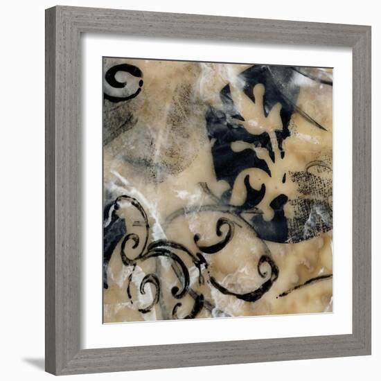 Swirls and Whirls IV-Jennifer Goldberger-Framed Art Print