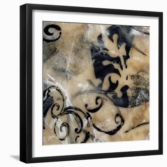 Swirls and Whirls IV-Jennifer Goldberger-Framed Art Print