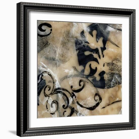 Swirls and Whirls IV-Jennifer Goldberger-Framed Art Print