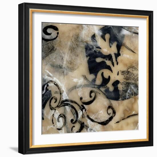 Swirls and Whirls IV-Jennifer Goldberger-Framed Art Print