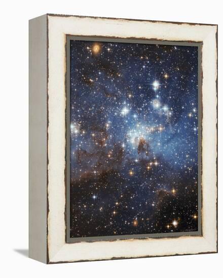 Swirls of Gas and Dust Reside in This Ethereal-Looking Region of Star Formation-Stocktrek Images-Framed Premier Image Canvas