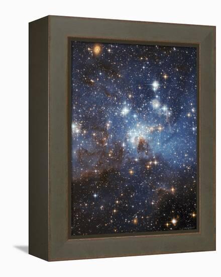 Swirls of Gas and Dust Reside in This Ethereal-Looking Region of Star Formation-Stocktrek Images-Framed Premier Image Canvas