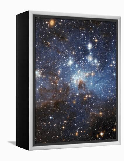 Swirls of Gas and Dust Reside in This Ethereal-Looking Region of Star Formation-Stocktrek Images-Framed Premier Image Canvas