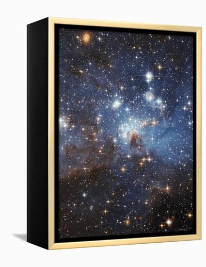 Swirls of Gas and Dust Reside in This Ethereal-Looking Region of Star Formation-Stocktrek Images-Framed Premier Image Canvas