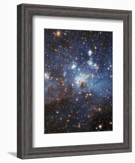 Swirls of Gas and Dust Reside in This Ethereal-Looking Region of Star Formation-Stocktrek Images-Framed Photographic Print