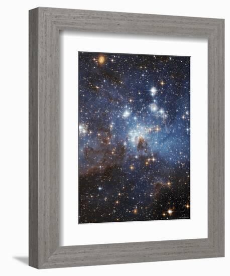 Swirls of Gas and Dust Reside in This Ethereal-Looking Region of Star Formation-Stocktrek Images-Framed Photographic Print