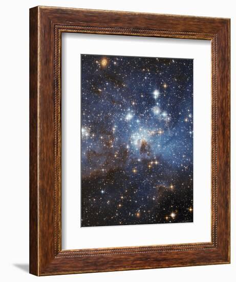 Swirls of Gas and Dust Reside in This Ethereal-Looking Region of Star Formation-Stocktrek Images-Framed Photographic Print