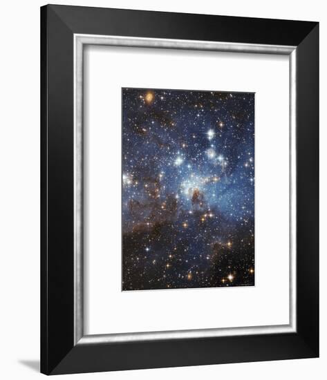 Swirls of Gas and Dust Reside in This Ethereal-Looking Region of Star Formation-Stocktrek Images-Framed Photographic Print