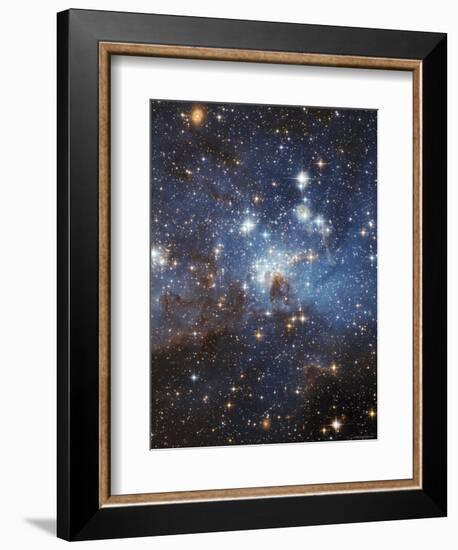 Swirls of Gas and Dust Reside in This Ethereal-Looking Region of Star Formation-Stocktrek Images-Framed Photographic Print