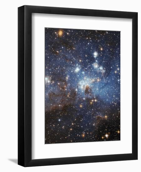 Swirls of Gas and Dust Reside in This Ethereal-Looking Region of Star Formation-Stocktrek Images-Framed Photographic Print