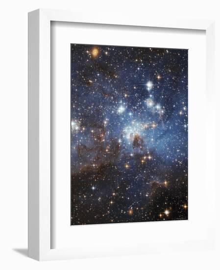 Swirls of Gas and Dust Reside in This Ethereal-Looking Region of Star Formation-Stocktrek Images-Framed Photographic Print