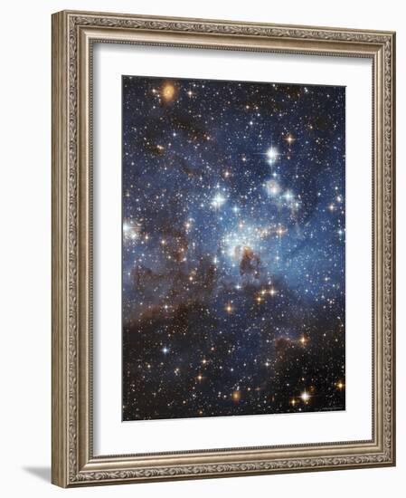 Swirls of Gas and Dust Reside in This Ethereal-Looking Region of Star Formation-Stocktrek Images-Framed Photographic Print