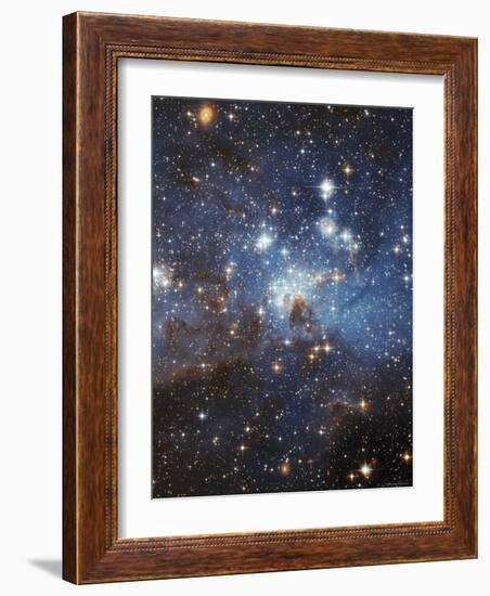 Swirls of Gas and Dust Reside in This Ethereal-Looking Region of Star Formation-Stocktrek Images-Framed Photographic Print