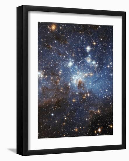 Swirls of Gas and Dust Reside in This Ethereal-Looking Region of Star Formation-Stocktrek Images-Framed Photographic Print