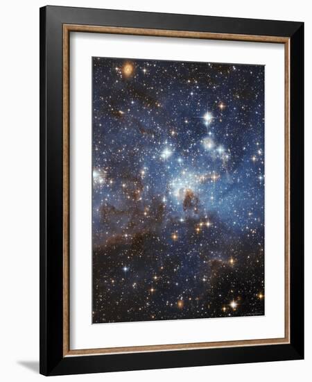 Swirls of Gas and Dust Reside in This Ethereal-Looking Region of Star Formation-Stocktrek Images-Framed Photographic Print