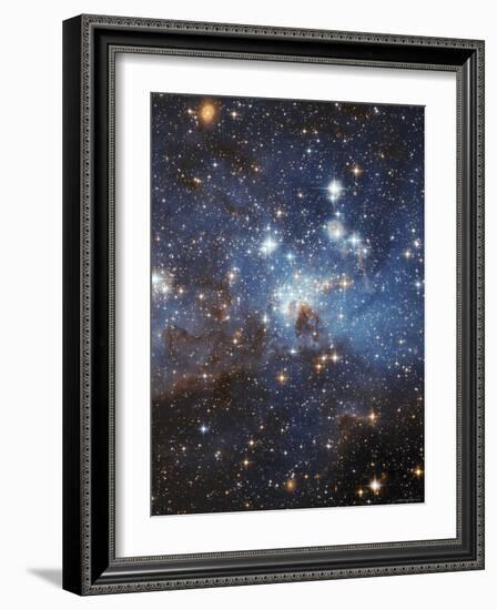 Swirls of Gas and Dust Reside in This Ethereal-Looking Region of Star Formation-Stocktrek Images-Framed Photographic Print