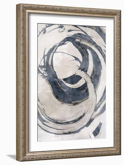 Swirls of Indigo-PI Studio-Framed Art Print