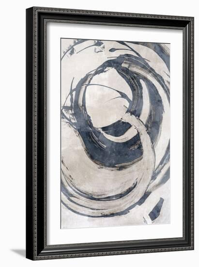 Swirls of Indigo-PI Studio-Framed Art Print