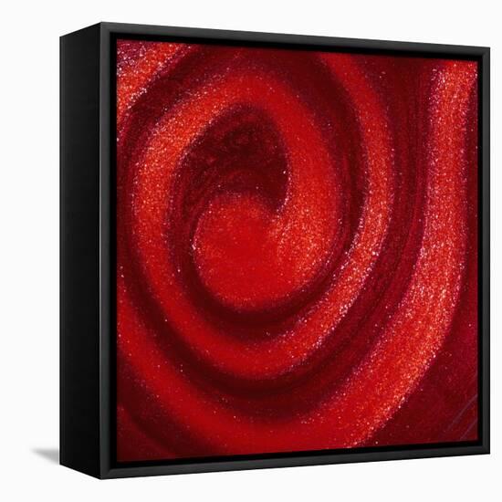 Swirls of nail polish-Jack Miskell-Framed Premier Image Canvas