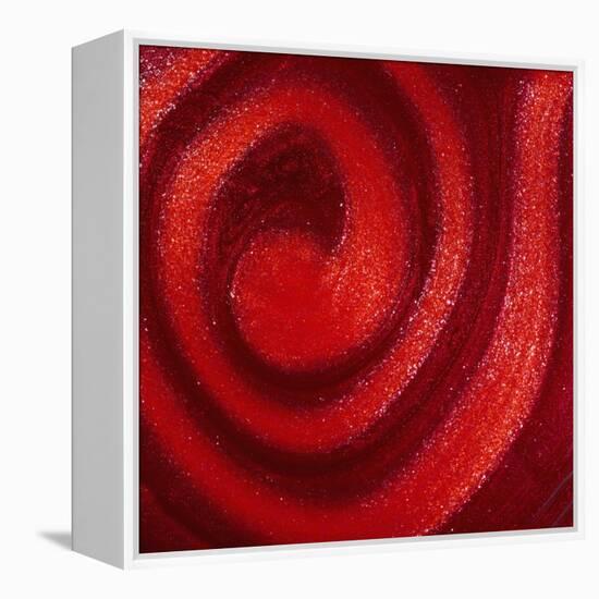 Swirls of nail polish-Jack Miskell-Framed Premier Image Canvas