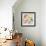 Swirly Butterflies + Neutral Back-Robbin Rawlings-Framed Art Print displayed on a wall